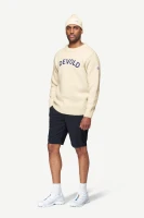 Devold Nansen Legacy Sweater, kolor: Raw White - prezentacja na modelce - przód