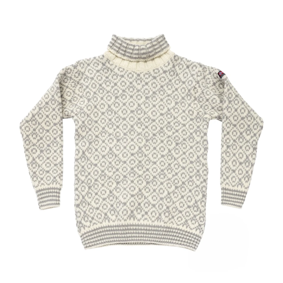 Devold Svalbard Wool High Neck, kolor: Offwhite/Grey
