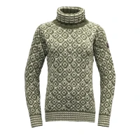 Devold Svalbard Wool High Neck, kolor: Offwhite/Grey