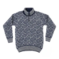 Devold Svalbard Wool Zip Neck, kolor: Night/Offwhite