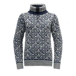 Devold Svalbard Wool Zip Neck, kolor: Night/Offwhite