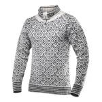 Devold Svalbard Wool Zip Neck, kolor: Offwhite/Anthracite