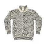 Devold Svalbard Wool Zip Neck, kolor: Offwhite/Anthracite