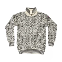 Devold Svalbard Wool Zip Neck, kolor: Offwhite/Anthracite