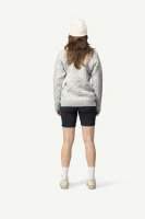 Devold Svalbard Wool Zip Neck, kolor: Offwhite/Grey - prezentacja na modelce - tył