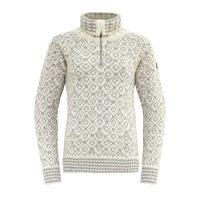Devold Svalbard Wool Zip Neck, kolor: Offwhite/Grey