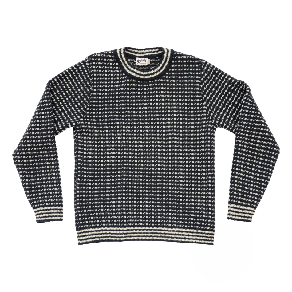 Devold Islender Refined Sweater, kolor: Ink/Offwhite