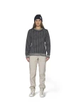 Devold Islender Refined Sweater, kolor: Ink/Offwhite - prezentacja na modelce - przód