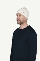 Devold Archive Wool Beanie, kolor: Offwhite - prezentacja na modelu
