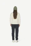 Devold Nansen Refined Sweater, kolor: Offwhite - prezentacja na modelce - tył