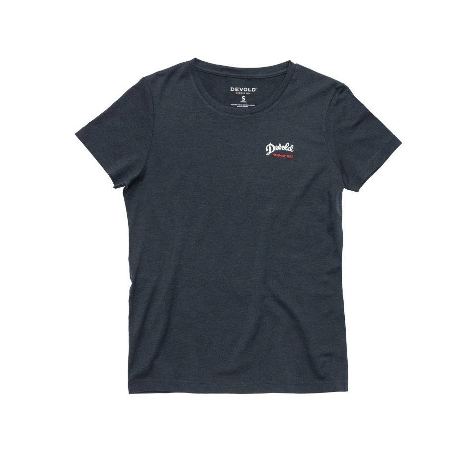 Devold Classic Script Tee WMN, kolor: Ink