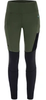 Fjallraven Keb Agile Tights W, kolor: 662-550 - Deep Forest-Black, 1
