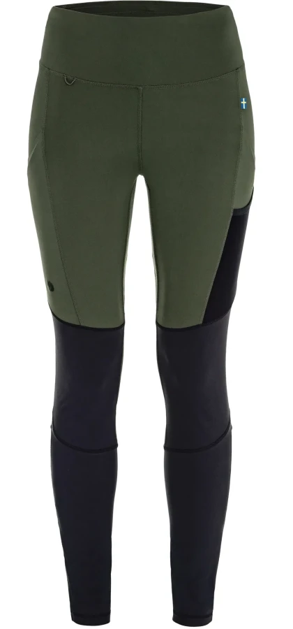 Fjallraven Keb Agile Tights W, kolor: 662-550 - Deep Forest-Black, 1