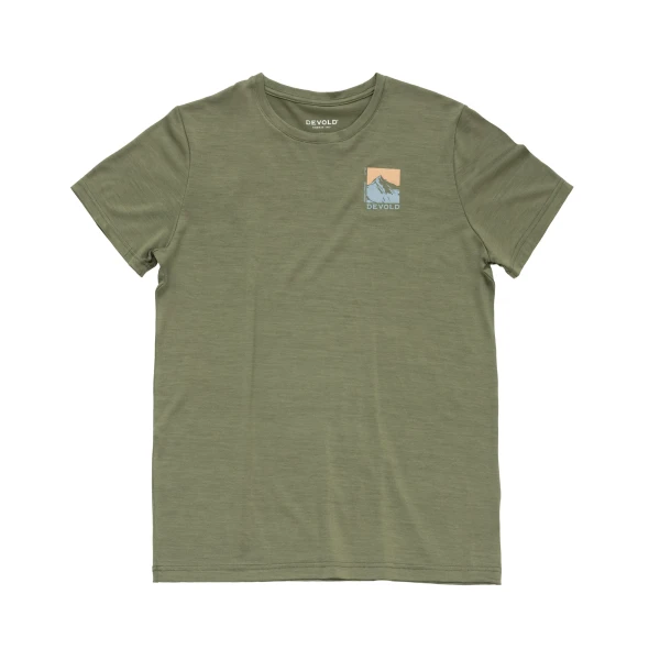 Devold Classic Summit Tee MAN, kolor: Lichen