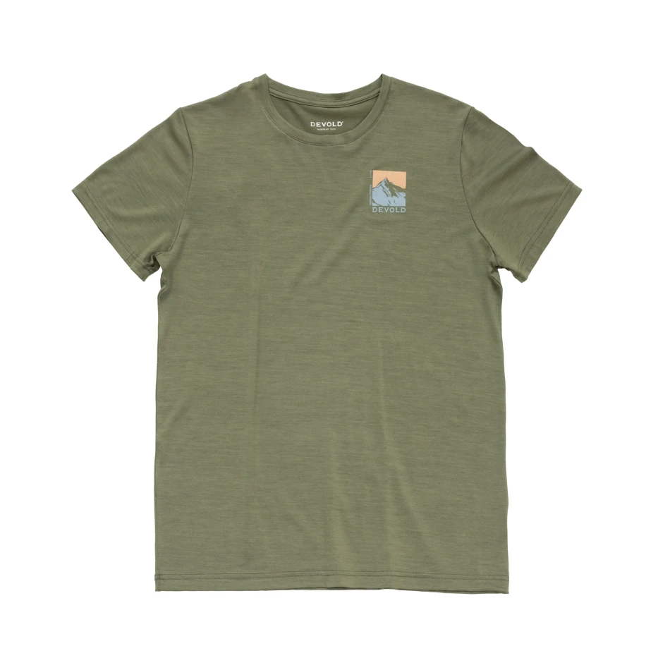 Devold Classic Summit Tee MAN, kolor: Lichen