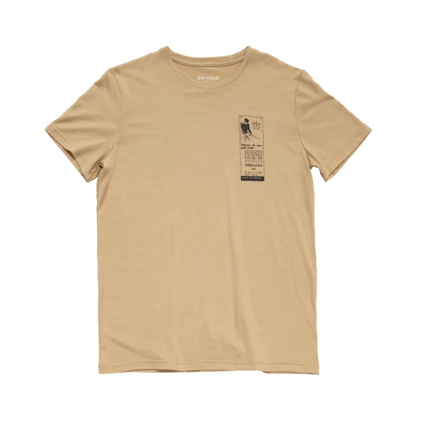 Devold Premium Ad Tee MAN, kolor: Oat