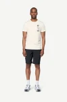 Devold Premium Ad Tee MAN, kolor: White - prezentacja na modelu - przód