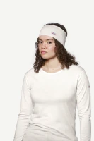 Devold Breeze Plus Merino 200 Headband, kolor: White - prezentacja na modelce