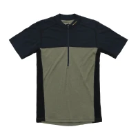 Devold Lauparen Merino 190 Zip Tee MAN, kolor: Ink/Lichen/Black