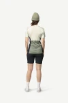 Devold Lauparen Merino 190 Zip Tee WMN, kolor: Raw White/Fog/Ink - prezentacja na modelce - tył
