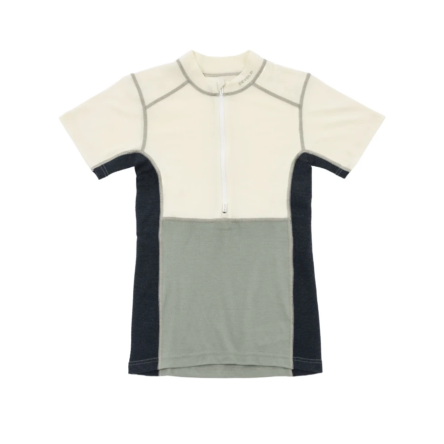 Devold Lauparen Merino 190 Zip Tee WMN, kolor: Raw White/Fog/Ink