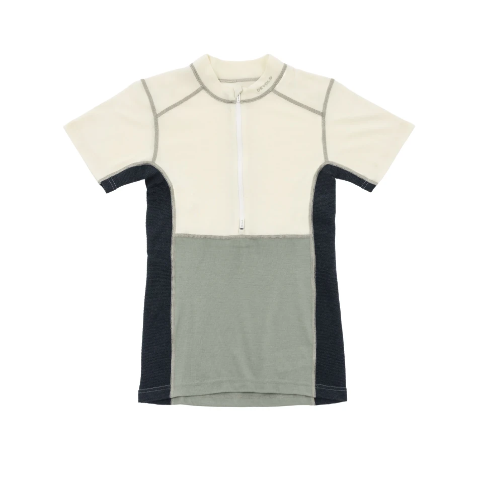 Devold Lauparen Merino 190 Zip Tee WMN, kolor: Raw White/Fog/Ink