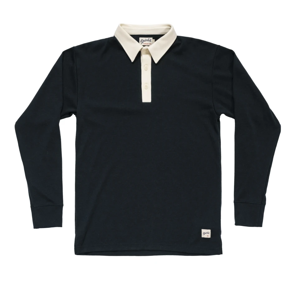Devold Archive Rugby Shirt LS, kolor: Ink