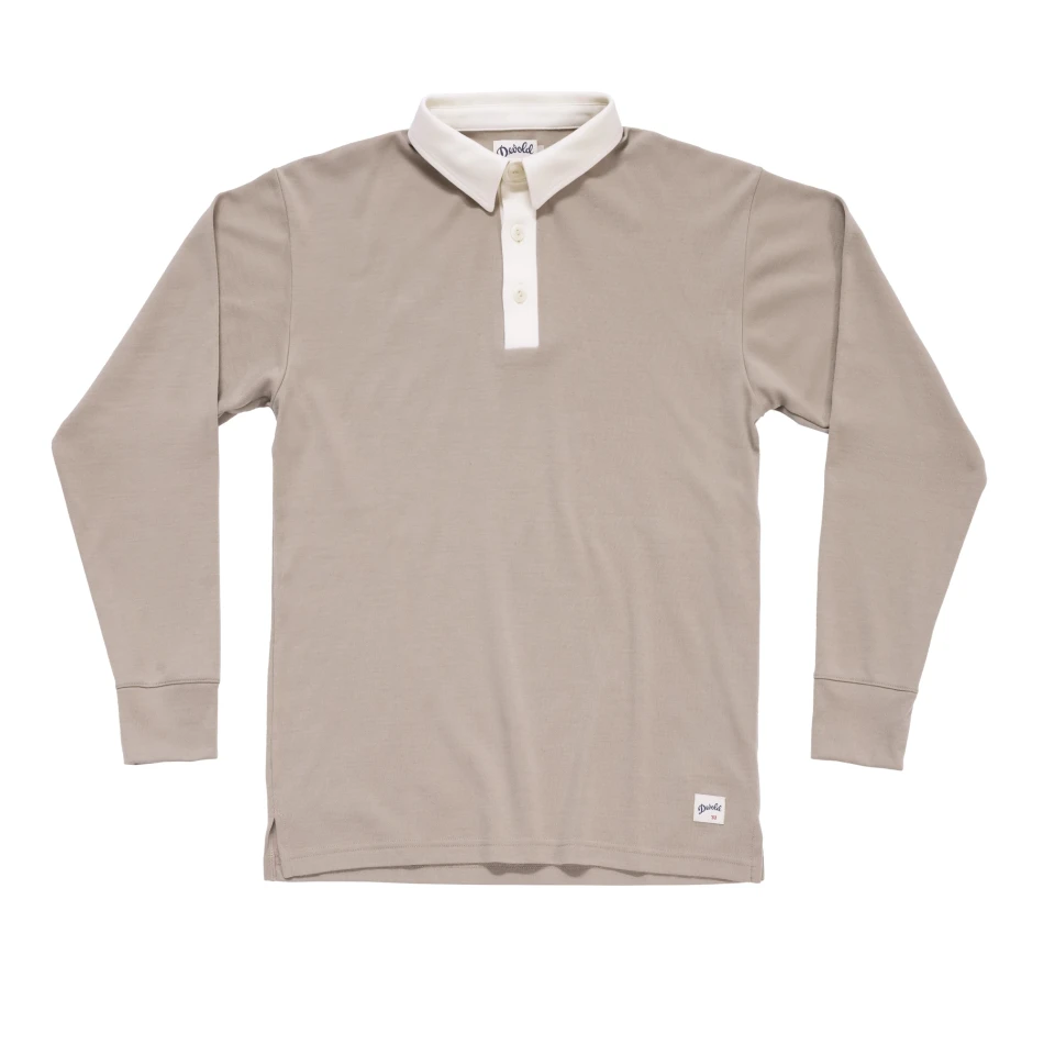 Devold Archive Rugby Shirt LS, kolor: Stone