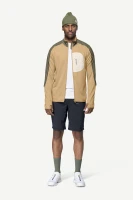 Devold Adventure Jacket MAN, kolor: Oat - prezentacja na modelu - kurtka rozpięta