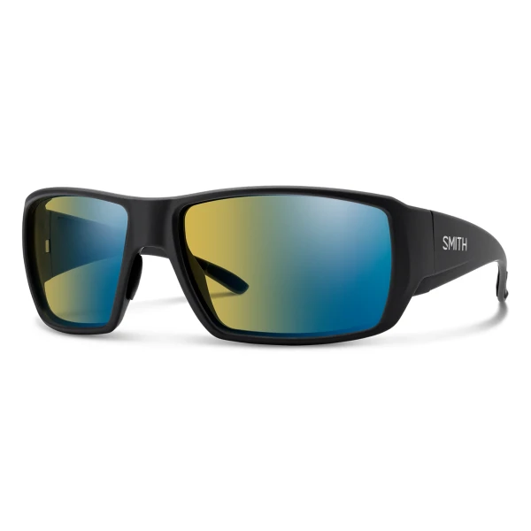 Guide's Choice XL Matte Black ChromaPop Yellow Blue Mirror - wersja XL