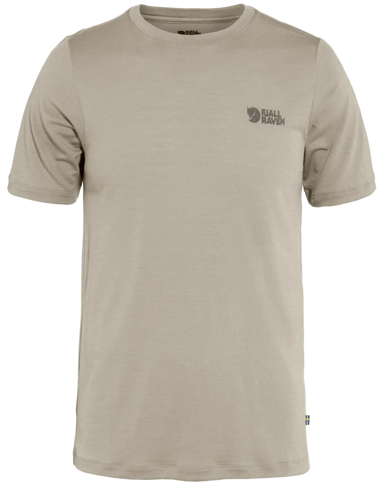 Fjallraven Abisko Wool Logo SS, kolor: 114 - Fossil, 1