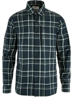 Fjallraven Abisko Hike Shirt LS, kolor: 555-113 - Dark Navy - Chalk White, 1