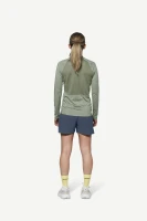 Devold Endurance Merino 130 Shirt WMN, kolor: Fog - prezentacja na modelce - tył