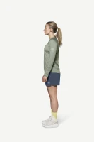 Devold Endurance Merino 130 Shirt WMN, kolor: Fog - prezentacja na modelce - bok