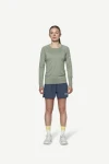 Devold Endurance Merino 130 Shirt WMN, kolor: Fog - prezentacja na modelce - przód