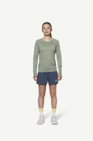 Devold Endurance Merino 130 Shirt WMN, kolor: Fog - prezentacja na modelce - przód