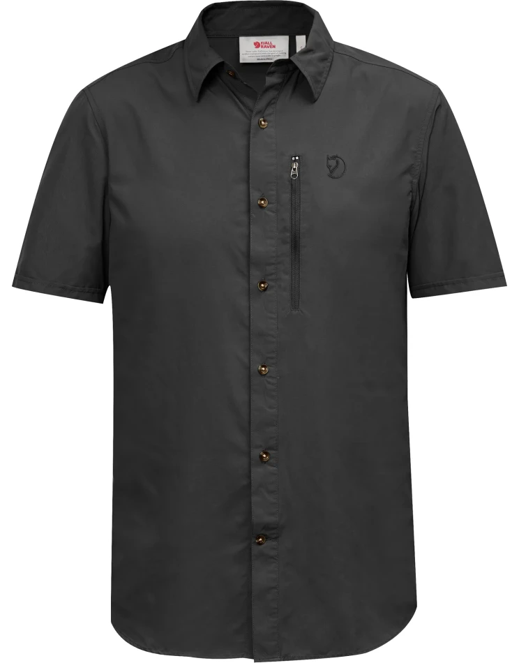 Abisko Hike Shirt SS, kolor: 030 - Dark Grey, 1