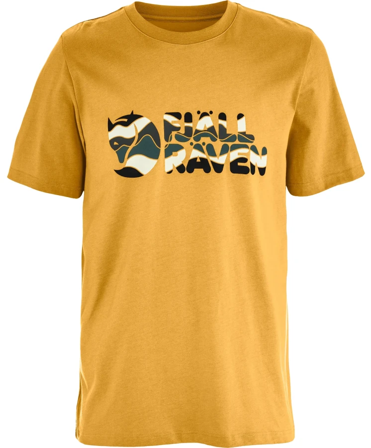 Fjallraven Multicolor Logo T-shirt, kolor: 160 - Ochre, 1