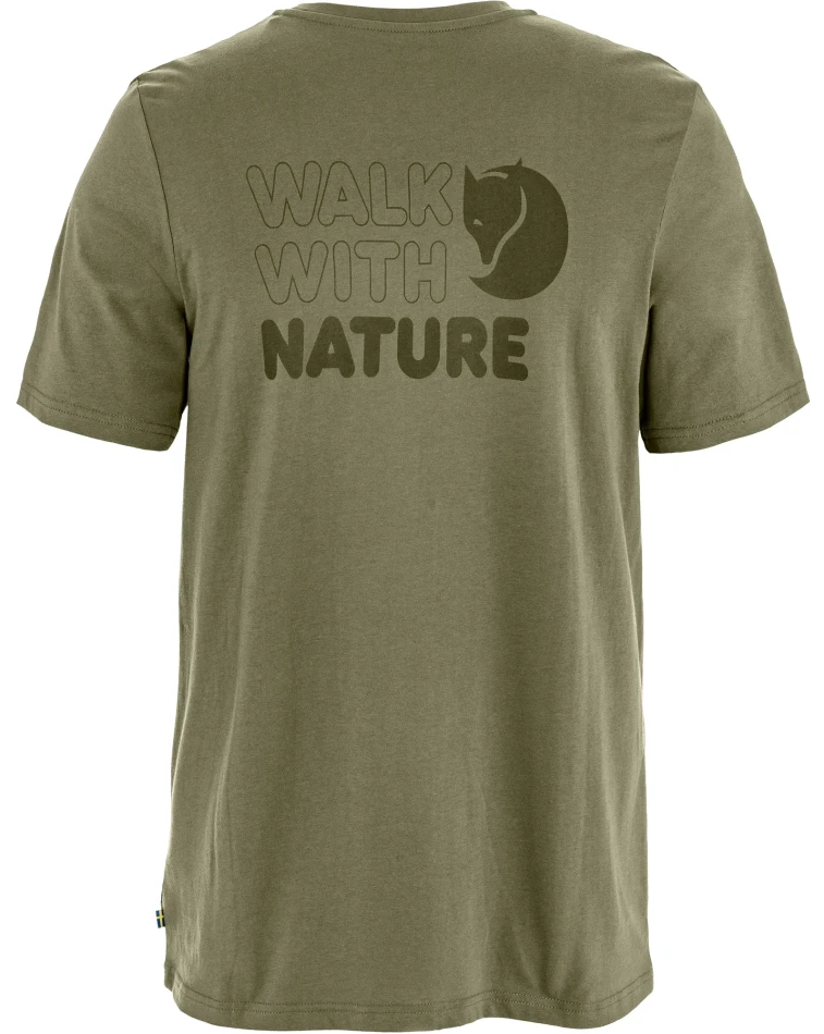 Fjallraven Walk With Nature T-Shirt, kolor: 620 - Green, 2