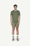 Devold Active Stamp Tee MAN, kolor: Forest - prezentacja na modelu - przód