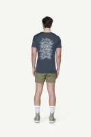 Devold Active Stamp Tee MAN, kolor: Night - prezentacja na modelu - tył