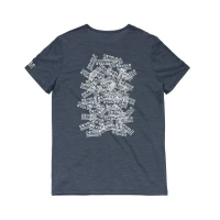 Devold Active Stamp Tee MAN, kolor: Night - tył koszulki