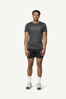 Devold Active Outline Tee MAN, kolor: Anthracite - prezentacja na modelu - przód