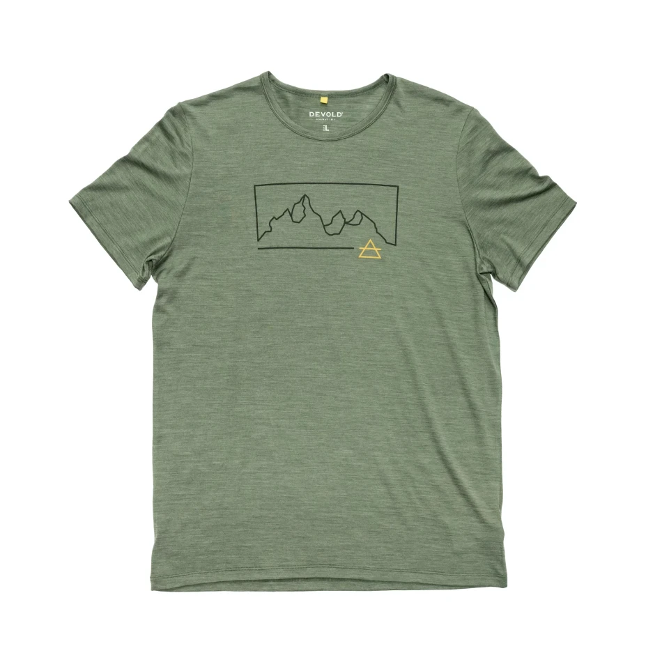 Devold Active Outline Tee MAN, kolor: Forest