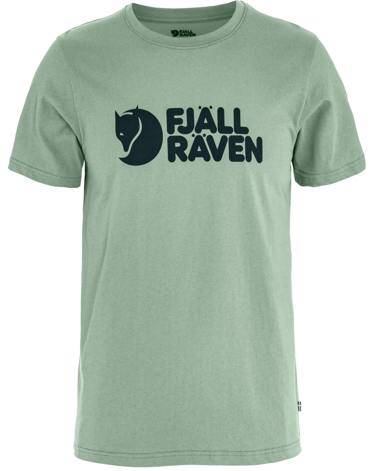 Fjallraven Logo T-Shirt, kolor: 674 - Misty Green, 1