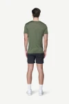 Devold Active Skyline Tee MAN, kolor: Forest - prezentacja na modelu - tył