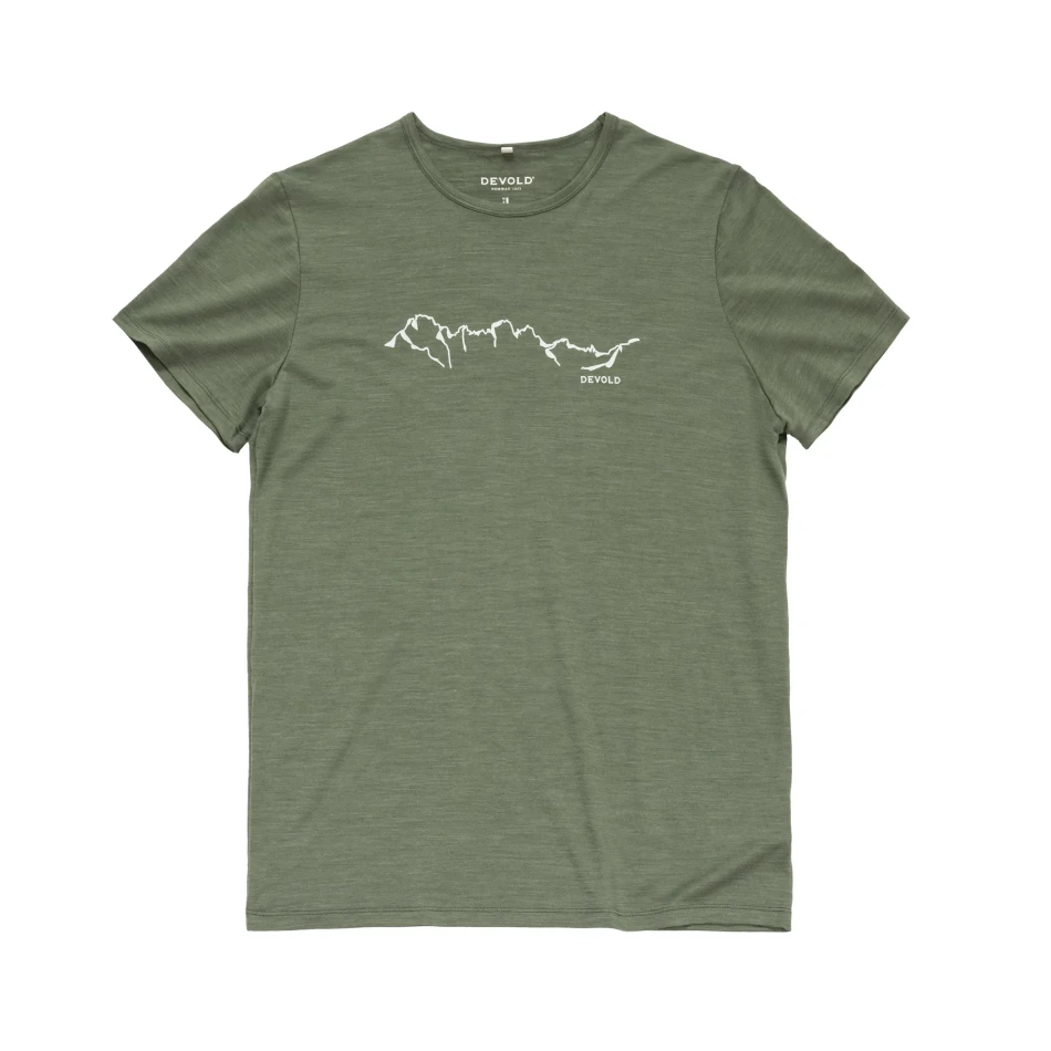 Devold Active Skyline Tee MAN, kolor: Forest