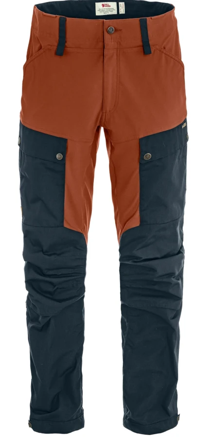 Fjallraven Keb Trousers, kolor: 555-215 - Dark Navy-Autumn Leaf, 1
