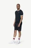 Devold Archive Ringer Tee, kolor: Ink/Offwhite - prezentacja na modelu - przód