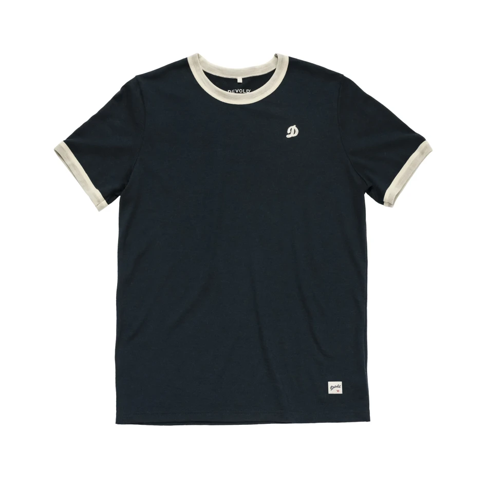 Devold Archive Ringer Tee, kolor: Ink/Offwhite